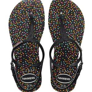Havaianas Black Twist Carnival  Sandals